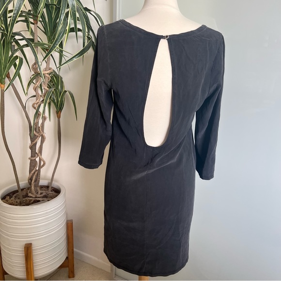 Gypsy 05 Black Silk Dress | Open Back Detail | Size S - Picture 2 of 9